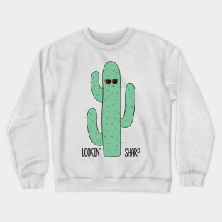 Looking Sharp! Cactus Crewneck Sweatshirt